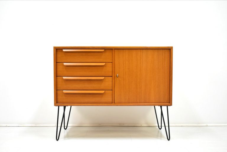 WK Möbel Kommode Teak Sideboard Danish Design Mid Century