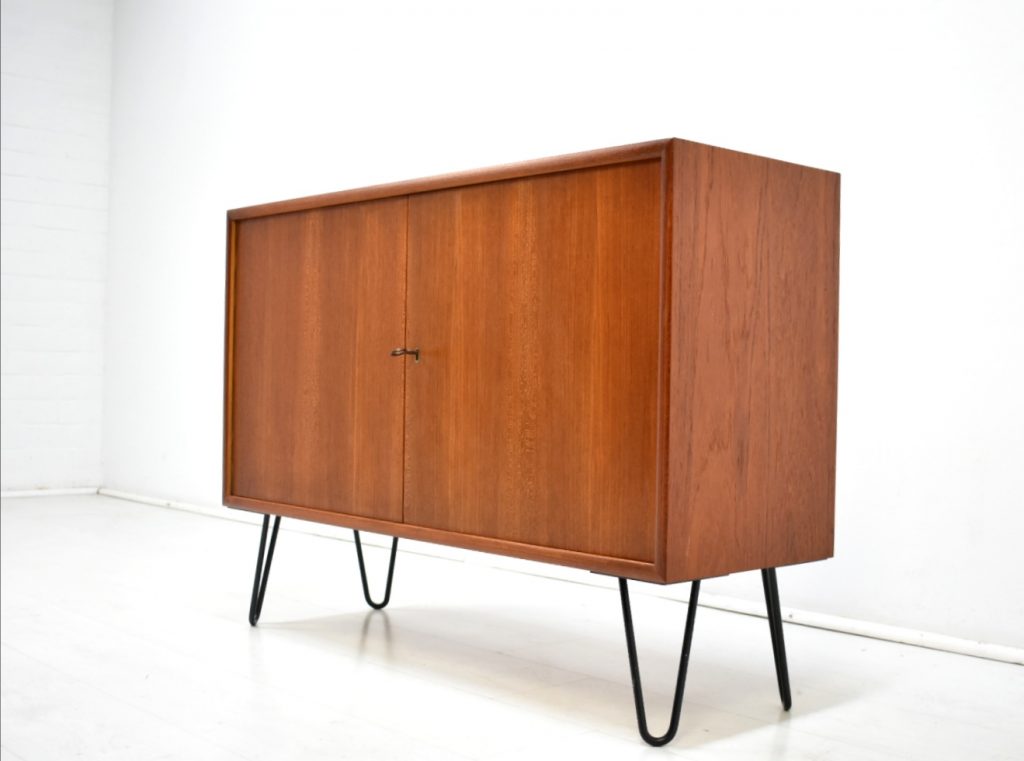 WK Möbel Kommode Teak Danish Design Mid Century 60er